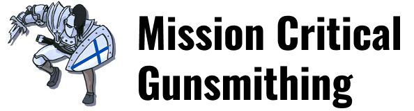 Armored knight with shield crouching in action.